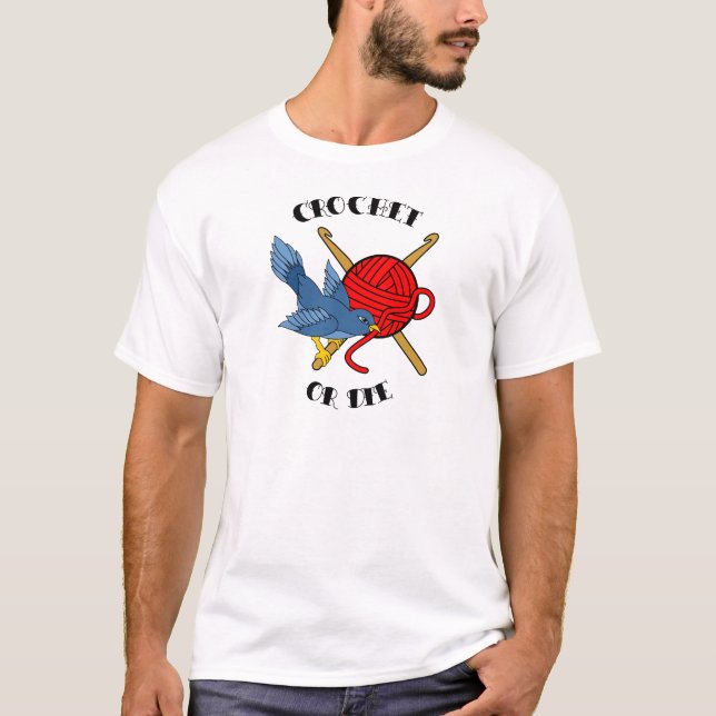 Häkeln Sie oder die Tätowierung T-Shirt (Vorderseite)