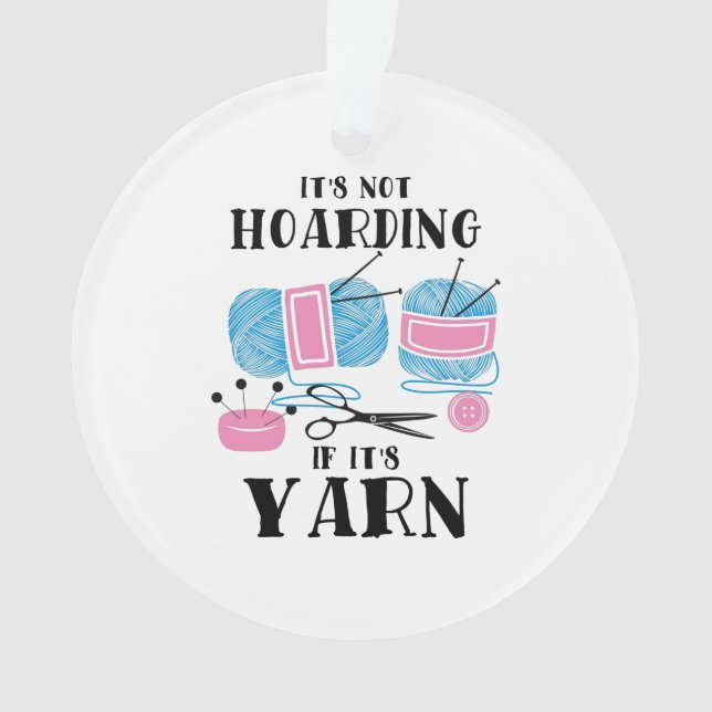 Häkeln Stricken Geschenke Ornament (Vorderseite)