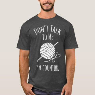 Häkeln TShirt Häkeln Schweigen Zählen