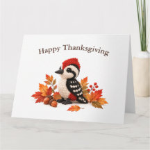Häkeln-Woodpecker-Thanksgiving