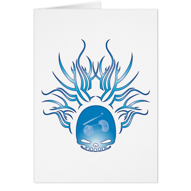 Häkelnder Schädel (Vorne)