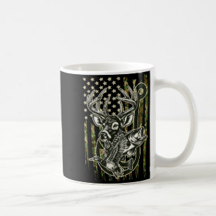 Haken Geweih Herz Liebe Angeln Jagen Fisch Hirsch Kaffeetasse