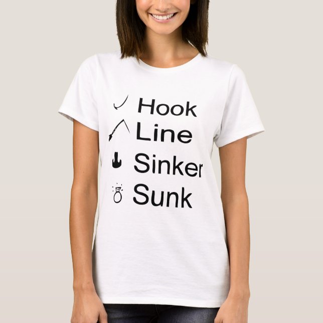 Haken, Line, Sinker, Sunk T-Shirt (Vorderseite)