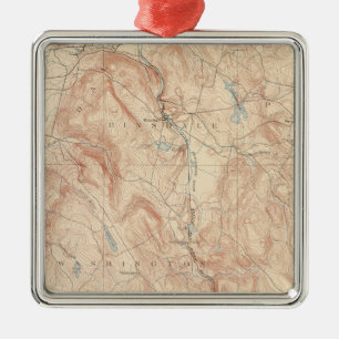 Haken, Massachusetts Silbernes Ornament