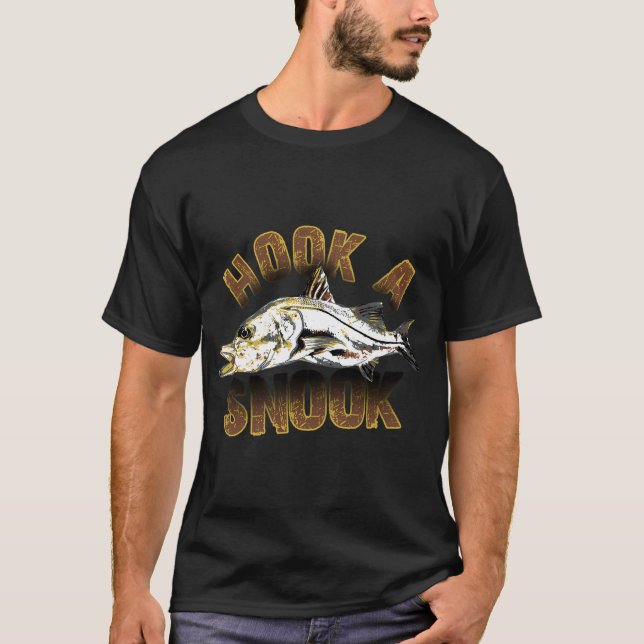 Haken Sie einen Snook T-Shirt (Vorderseite)