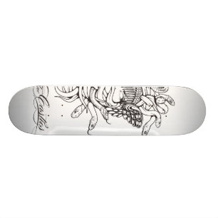 Haken u. Schloss-Medusa-Kern 2 Skateboard