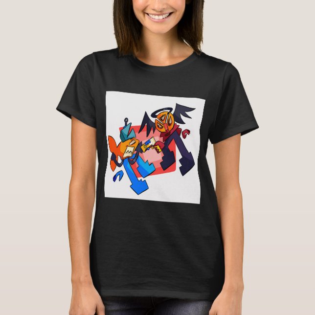 Haken und Engel T-Shirt (Vorderseite)