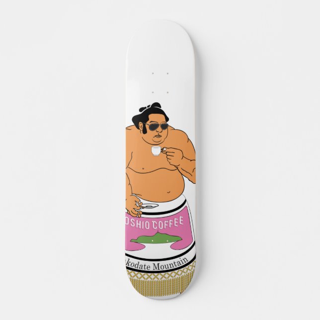 Hakodatemoutain zerstörtes Skateboarddeck (Vorne)