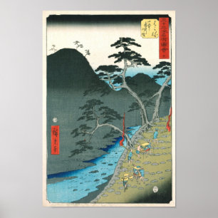 Hakone, Hiroshige Japanisch Fine Art Poster