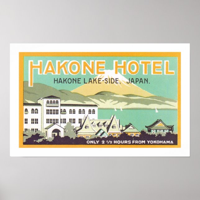 Hakone Hotel (weiß) Poster (Vorne)