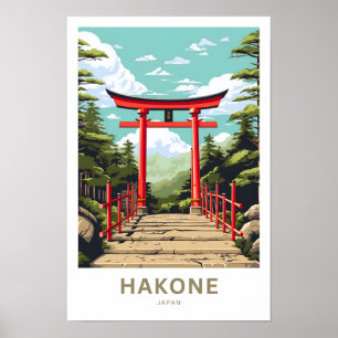 Hakone Japan Travel Print Poster