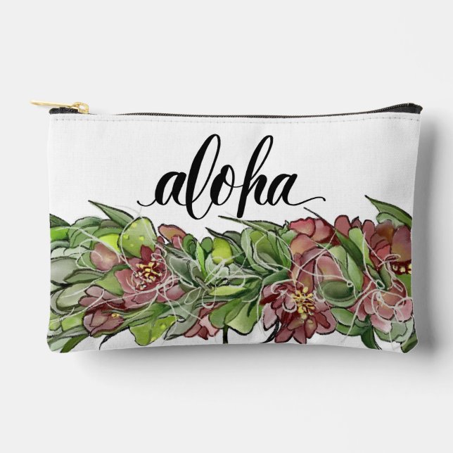 Haku Lei Aloha Pouch Zubehörtasche (Vorderseite)