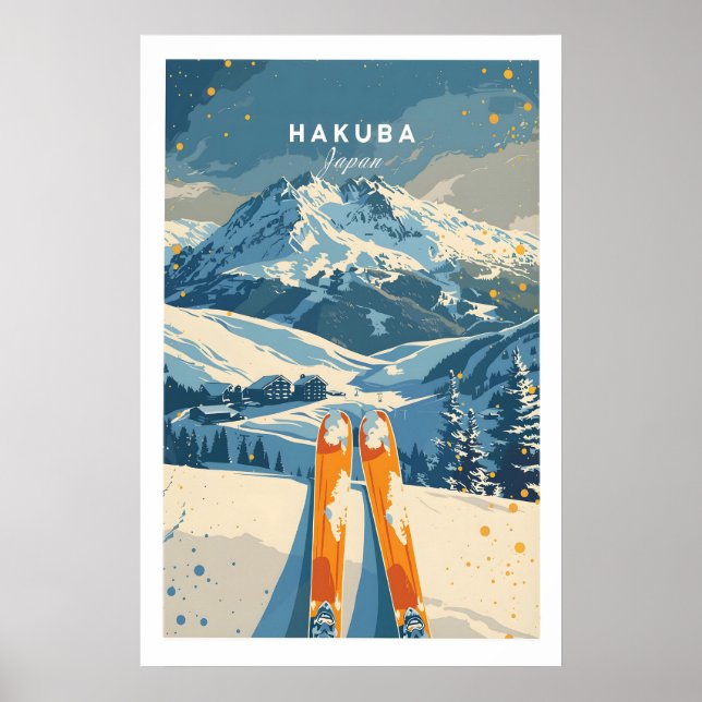 Hakuba-Reiseposter - Japan 1 Poster (Vorne)