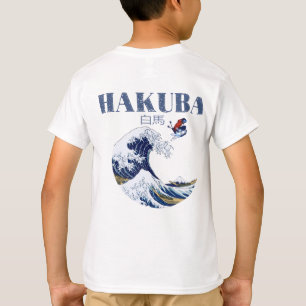 HAKUBA Ski, Vintage japanische Kunst T-Shirt