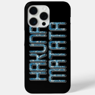 Hakuna Matata 3D Art Print iPhone 15 Pro Max Hülle