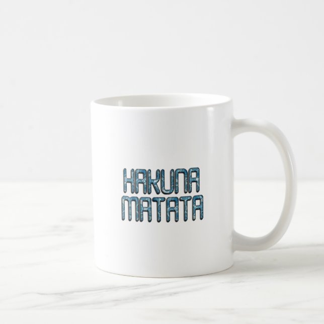 Hakuna Matata 3D Art Print Tasse (Rechts)