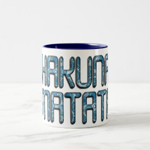 Hakuna Matata 3D Kunst Druck Zweifarbige Tasse