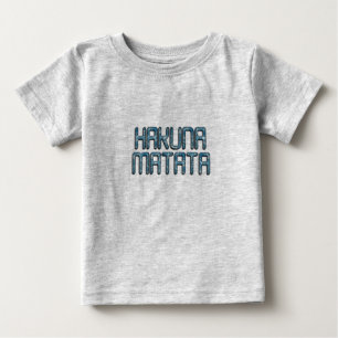 Hakuna Matata 3D Kunstposter Baby T-shirt