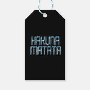 Hakuna Matata 3D Kunstposter Geschenkanhänger