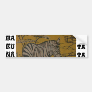 Hakuna Matata African Safari Customize Image Autoaufkleber