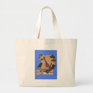 Hakuna Matata Afrikanische Tiere Pride lands.png Jumbo Stoffbeutel