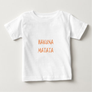 Hakuna Matata - Art des afrikanischen Stammes Baby T-shirt