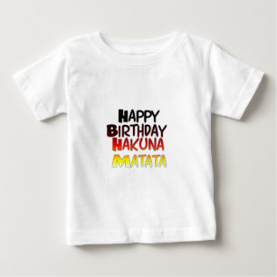 Hakuna Matata Art Print Baby T-shirt