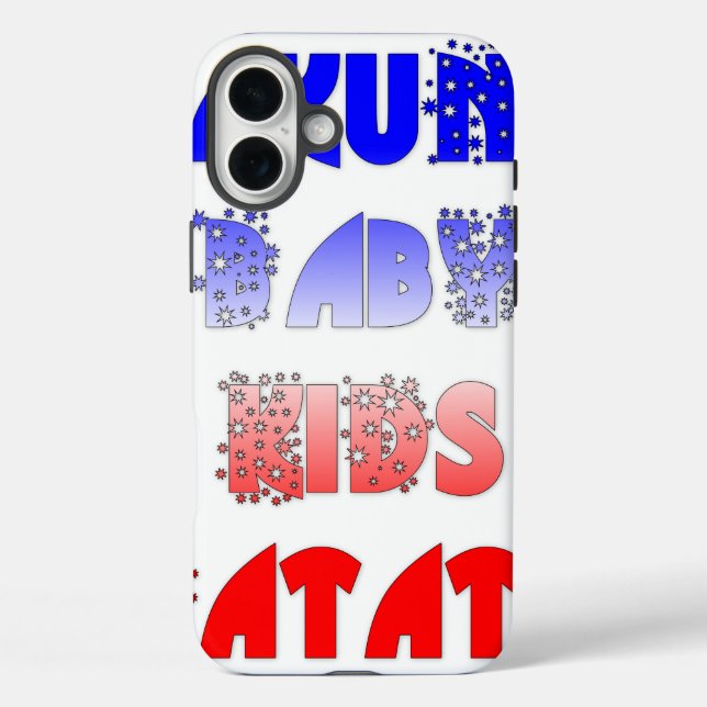 Hakuna Matata Baby & Kids: Französisches Farbdesig Case-Mate iPhone Hülle (Rückseite)