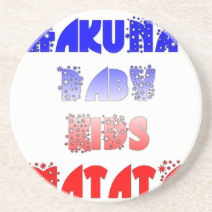 Hakuna Matata Baby & Kids: Französisches Farbmuste Getränkeuntersetzer