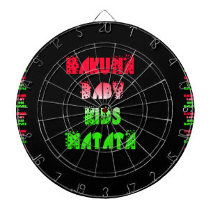 Hakuna Matata Baby Kids Geschenke erstaunliche F Dartscheibe