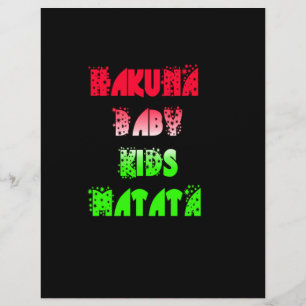 Hakuna Matata Baby Kinder Geschenke phantastische 