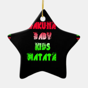 Hakuna Matata Baby Kinder Geschenke phantastische  Keramik Ornament