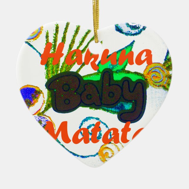 Hakuna Matata Baby.png Keramikornament (Vorne)