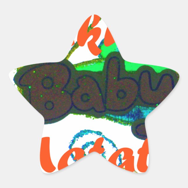 Hakuna Matata Baby.png Stern-Aufkleber (Vorderseite)