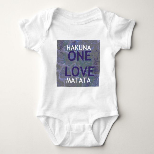 HAKUNA MATATA BABY STRAMPLER (Vorderseite)