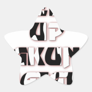 Hakuna Matata Behielt es auf Geschenke Stern-Aufkleber