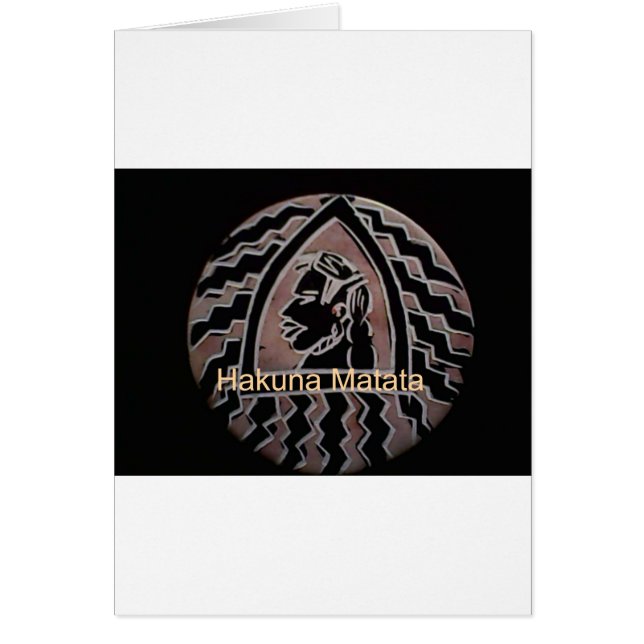 Hakuna Matata Bongo Flavor. (Vorne)