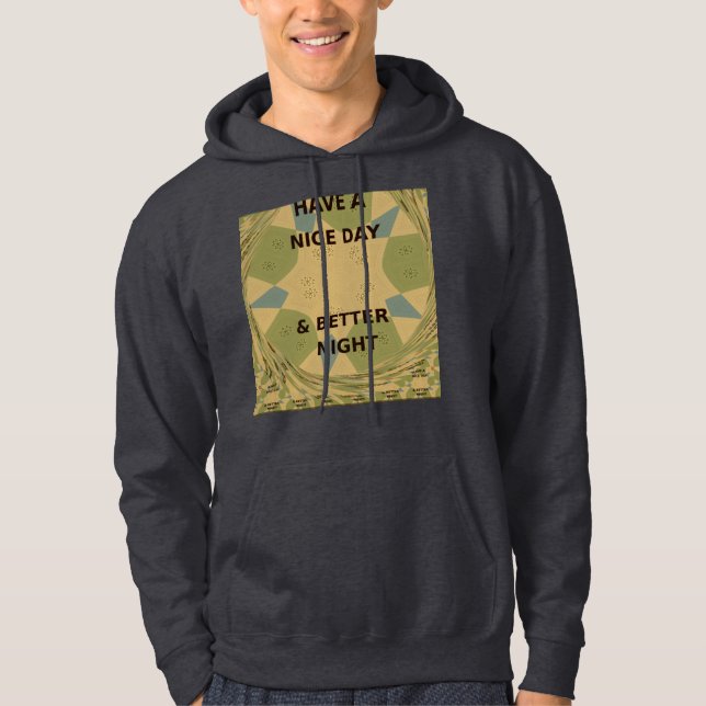 Hakuna matata Camouflage Custom Men's Basic Hooded Hoodie (Vorderseite)
