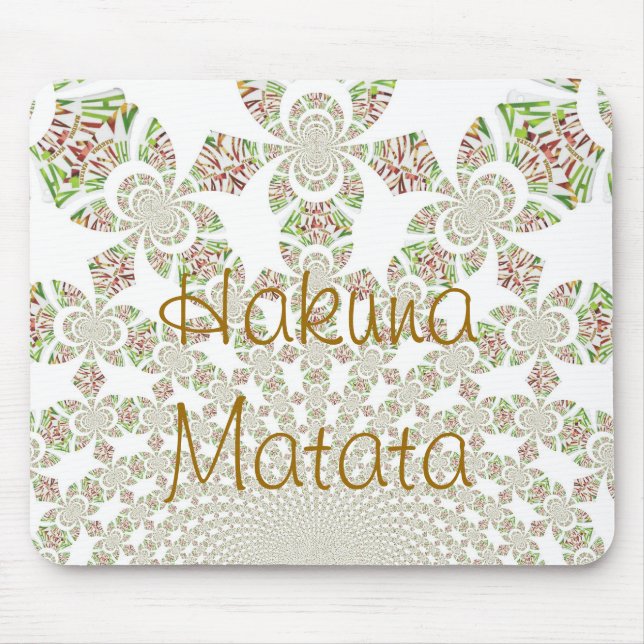 Hakuna Matata Chic-Mauspad Mousepad (Vorne)