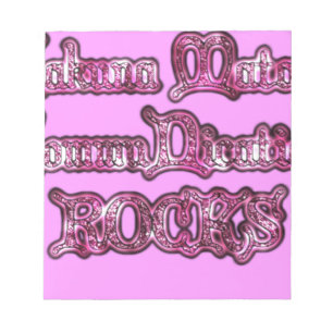 Hakuna Matata Communication ROCKS Art Print Notizblock