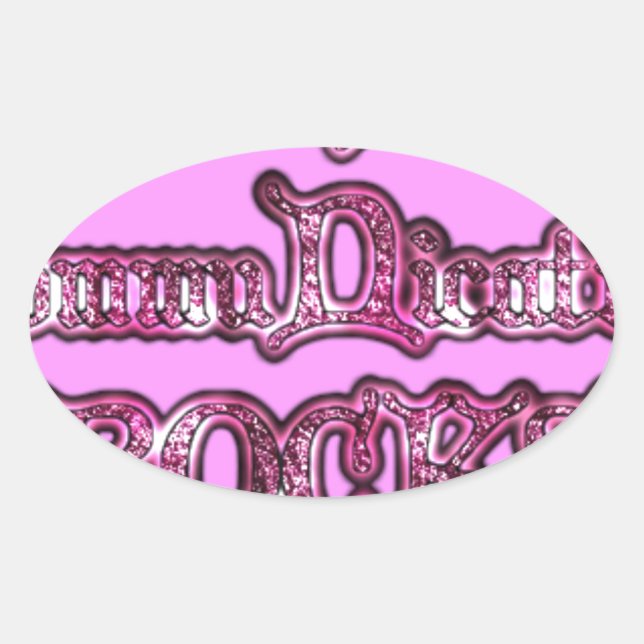 Hakuna Matata Communication ROCKS Art Print Ovaler Aufkleber (Vorderseite)