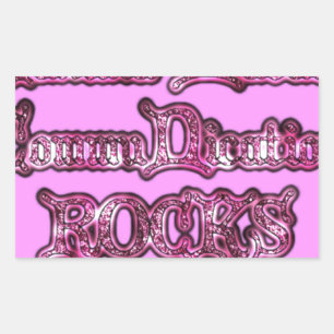 Hakuna Matata Communication ROCKS Art Print Rechteckiger Aufkleber