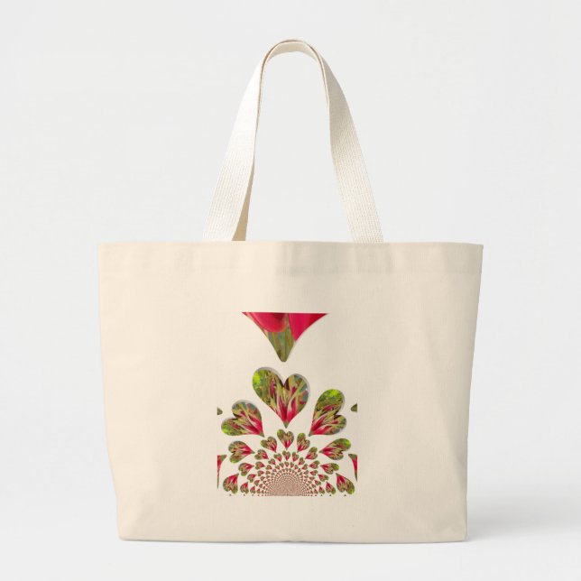 Hakuna Matata Day - Die Welt braucht mehr Liebe Jumbo Stoffbeutel (Vorne)