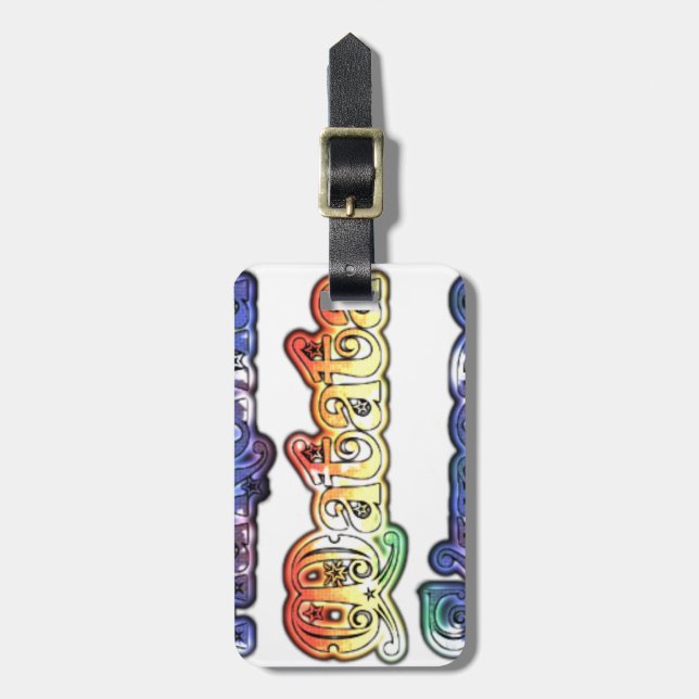 Hakuna Matata Europe Art Print/Graphic Gepäckanhänger (Vorderseite vertikal)