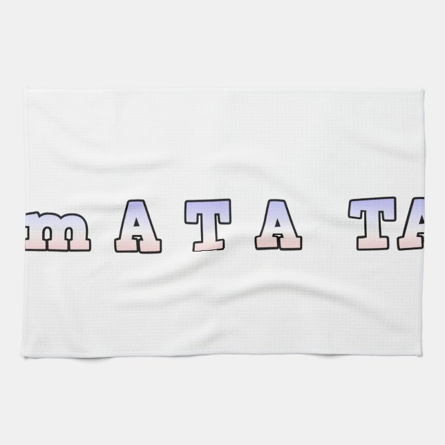 Hakuna Matata Frankreich Art Print/Graphic Geschirrtuch (Horizontal)
