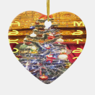 Hakuna Matata Frohe Weihnachten & ein glückliches  Keramikornament