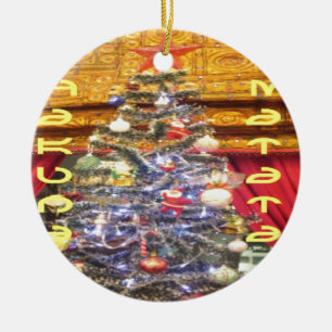 Hakuna Matata Frohe Weihnachten & ein glückliches  Keramikornament