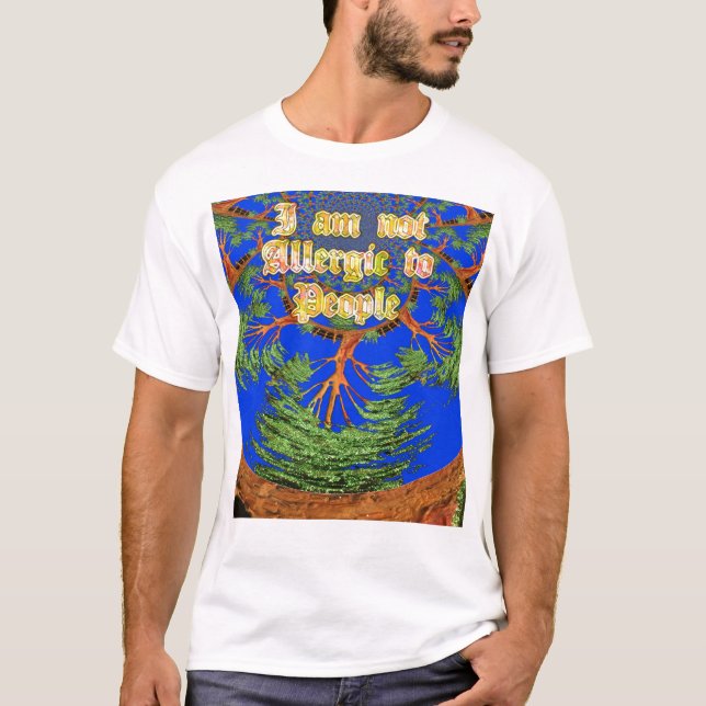 Hakuna Matata Geschenke Ich bin nicht allergisch a T-Shirt (Vorderseite)
