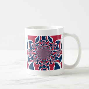 Hakuna Matata Geschenke trendy stilvoll rot und bl Kaffeetasse