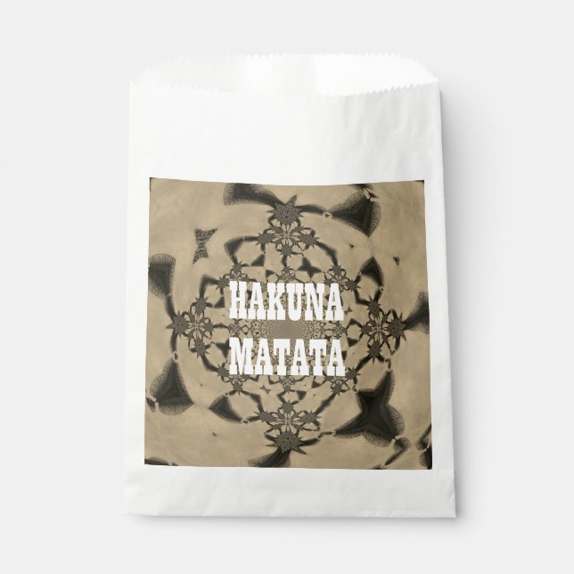 Hakuna Matata Geschenktütchen (Vorderseite)